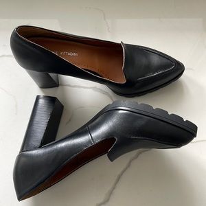 Adrienne Vittadini size 9 loafer heels